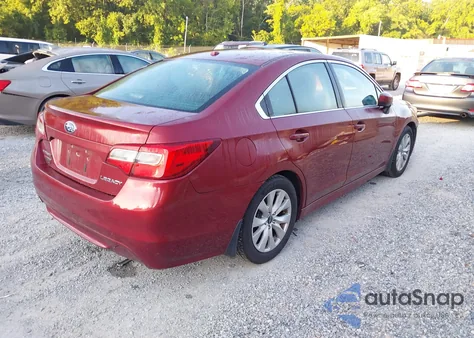 2015 Subaru Legacy 2.5I Premium z USA, uszkodzony, nr VIN 4S3BNBE62F3035231
